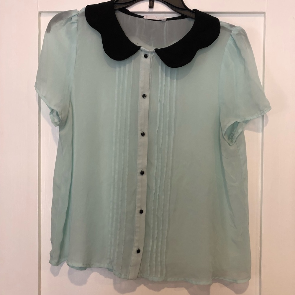 Lush Aqua Sheet Top